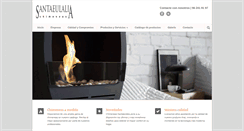 Desktop Screenshot of chimeneas-santaeulalia.com